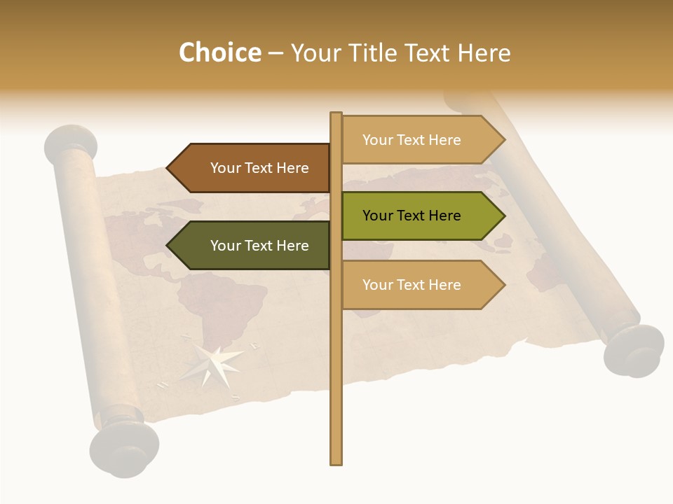 Map Poster Backdrop PowerPoint Template