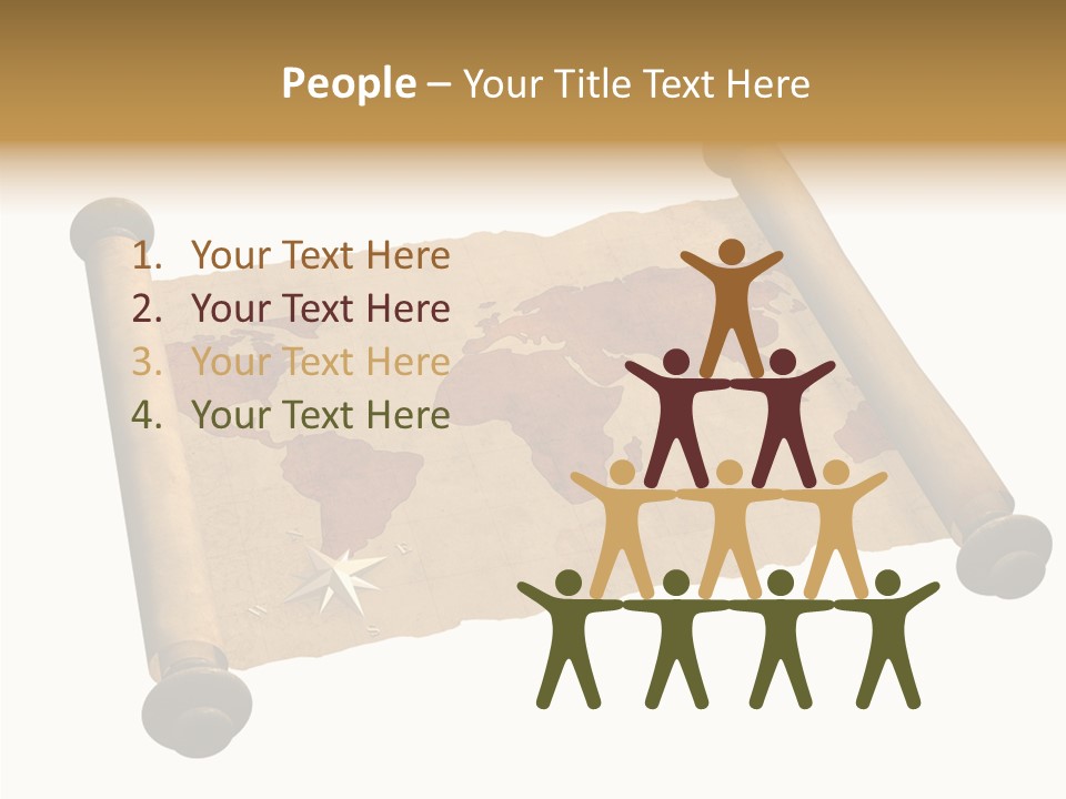 Map Poster Backdrop PowerPoint Template