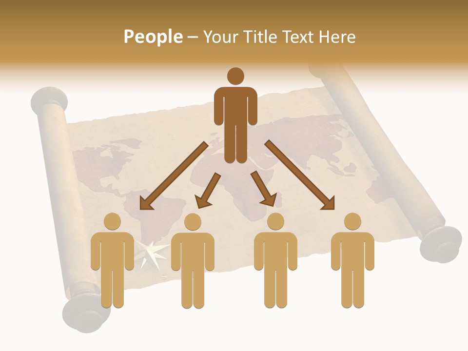 Map Poster Backdrop PowerPoint Template