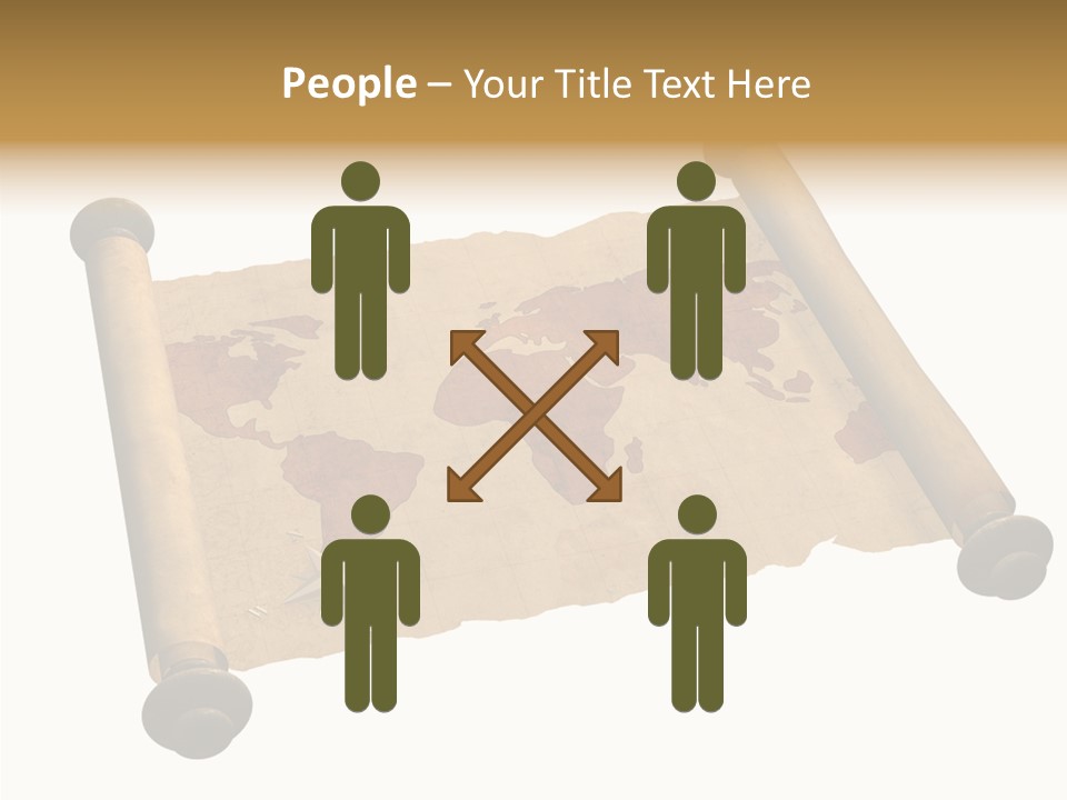 Map Poster Backdrop PowerPoint Template