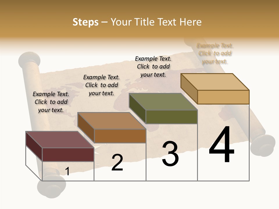 Map Poster Backdrop PowerPoint Template