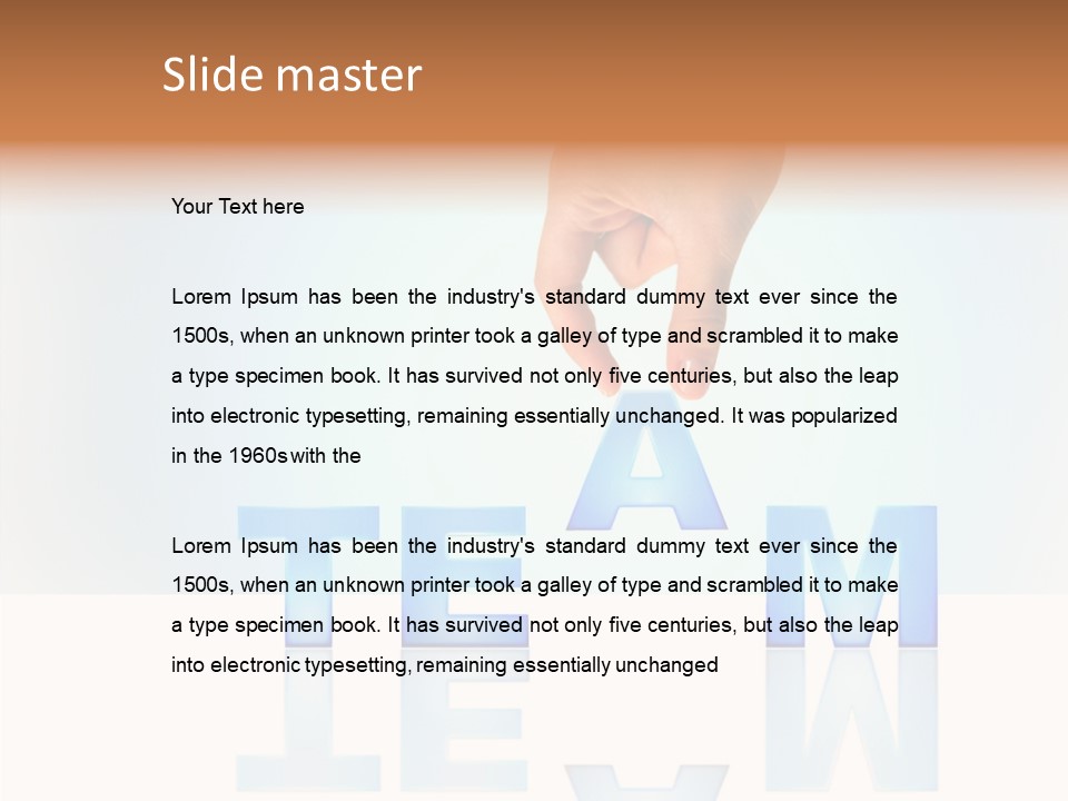 Solution Unity Arm PowerPoint Template