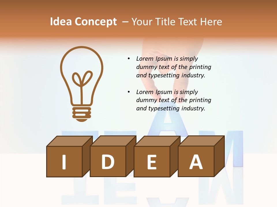 Solution Unity Arm PowerPoint Template