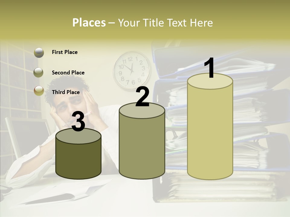 Pain Male Tired PowerPoint Template