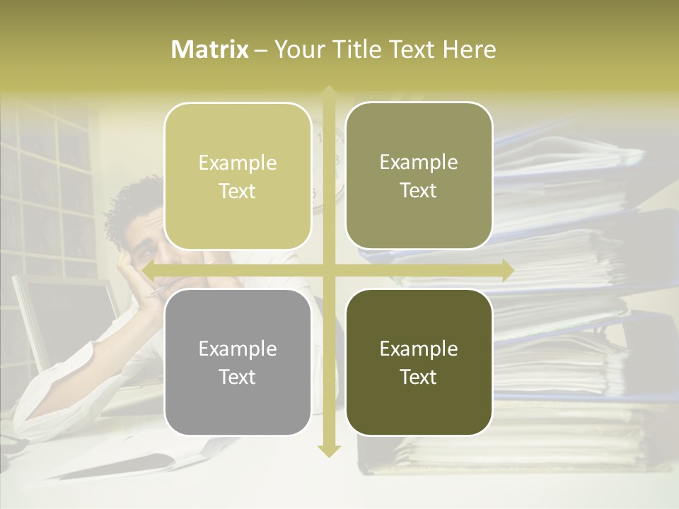 Pain Male Tired PowerPoint Template