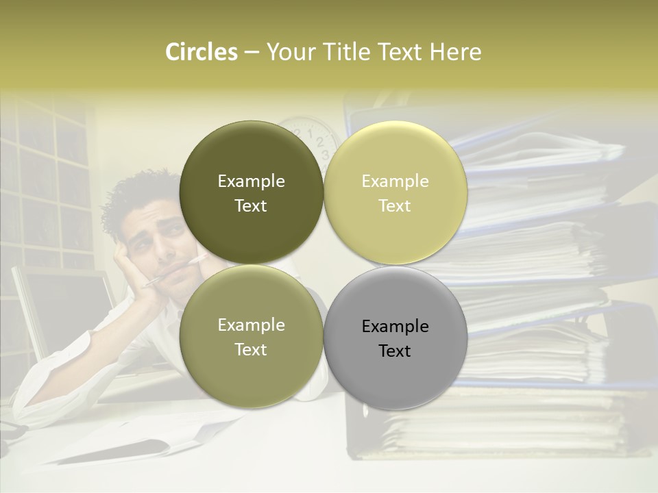 Pain Male Tired PowerPoint Template