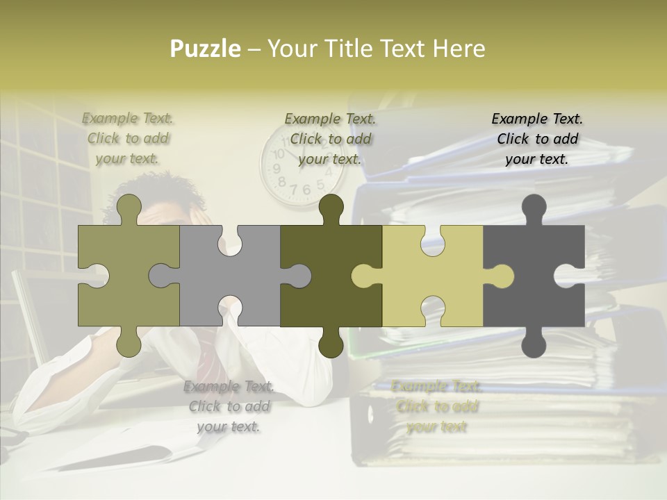 Pain Male Tired PowerPoint Template