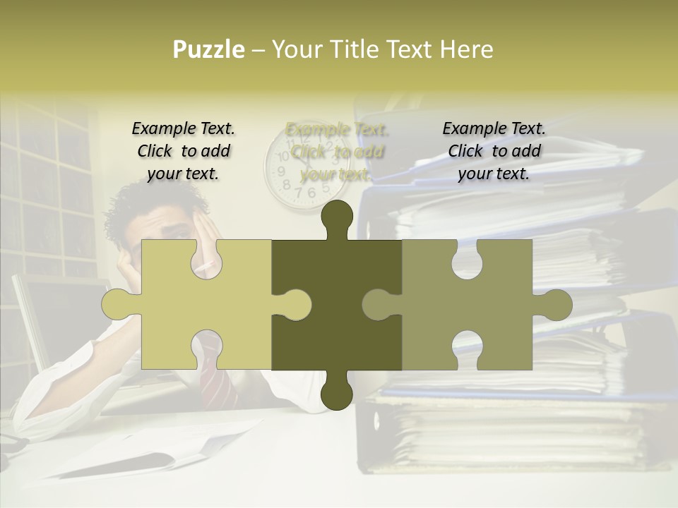 Pain Male Tired PowerPoint Template