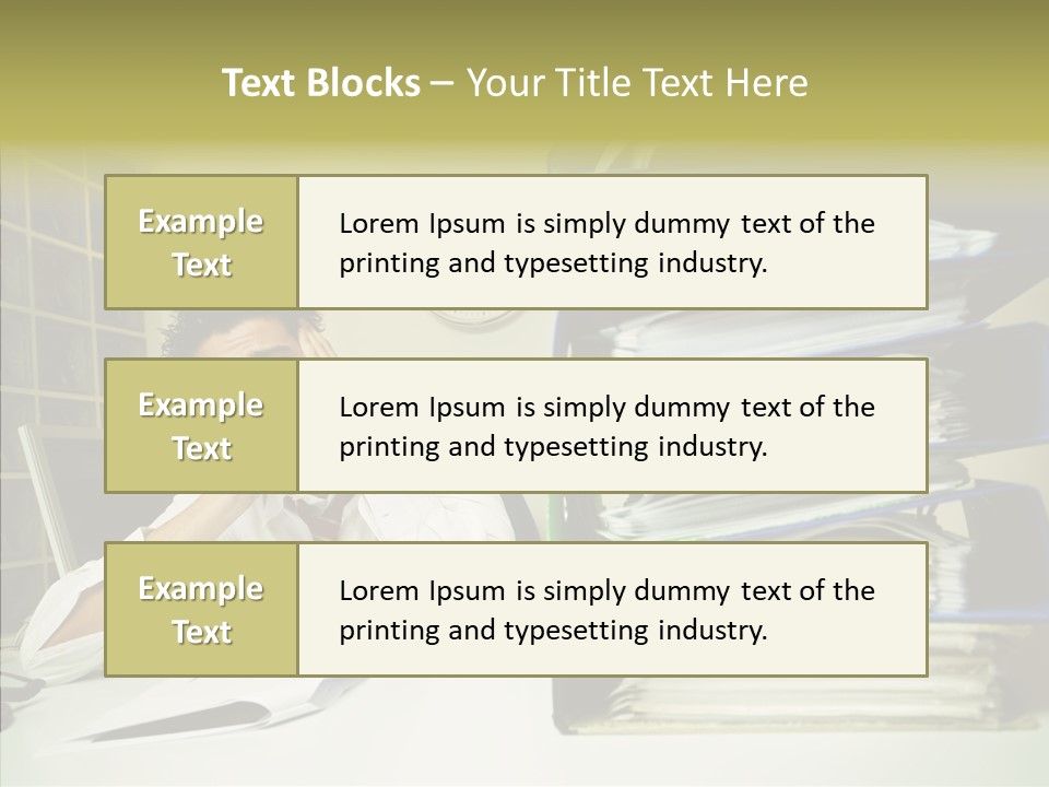 Pain Male Tired PowerPoint Template