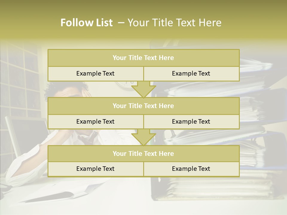 Pain Male Tired PowerPoint Template