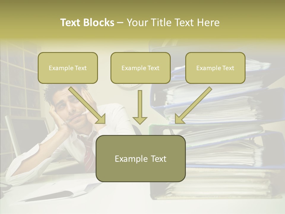 Pain Male Tired PowerPoint Template