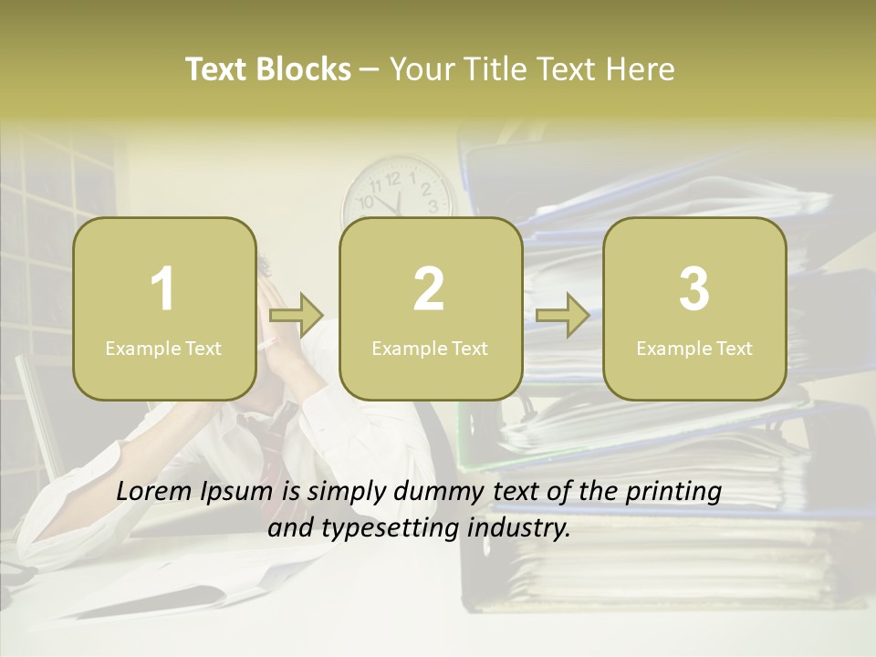 Pain Male Tired PowerPoint Template