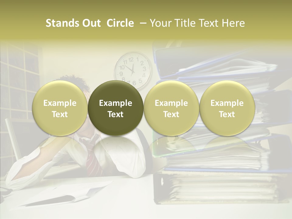 Pain Male Tired PowerPoint Template