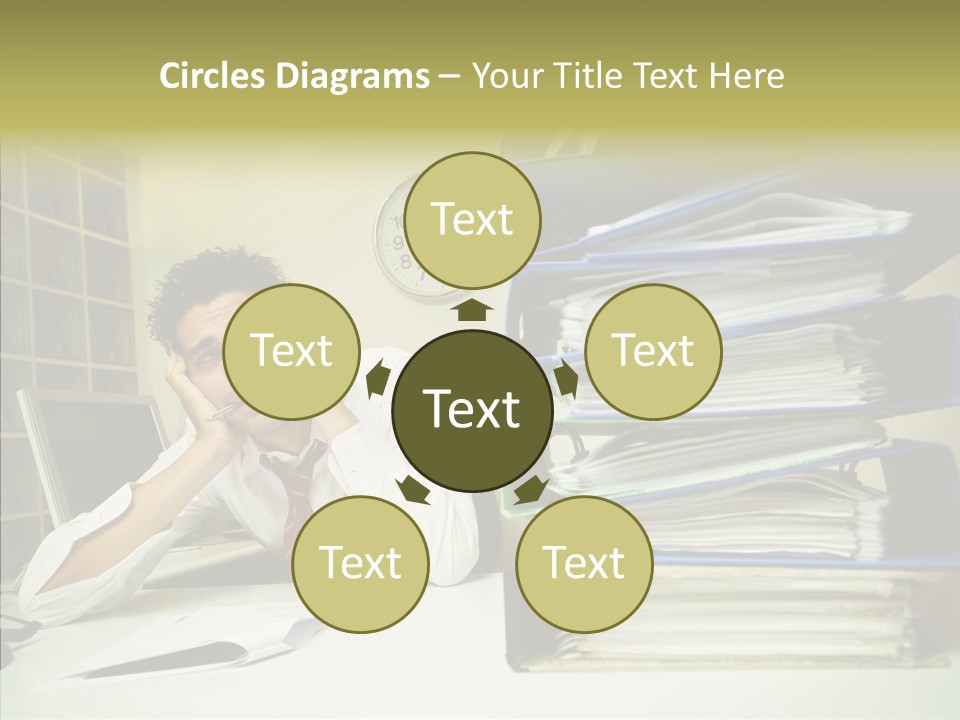 Pain Male Tired PowerPoint Template