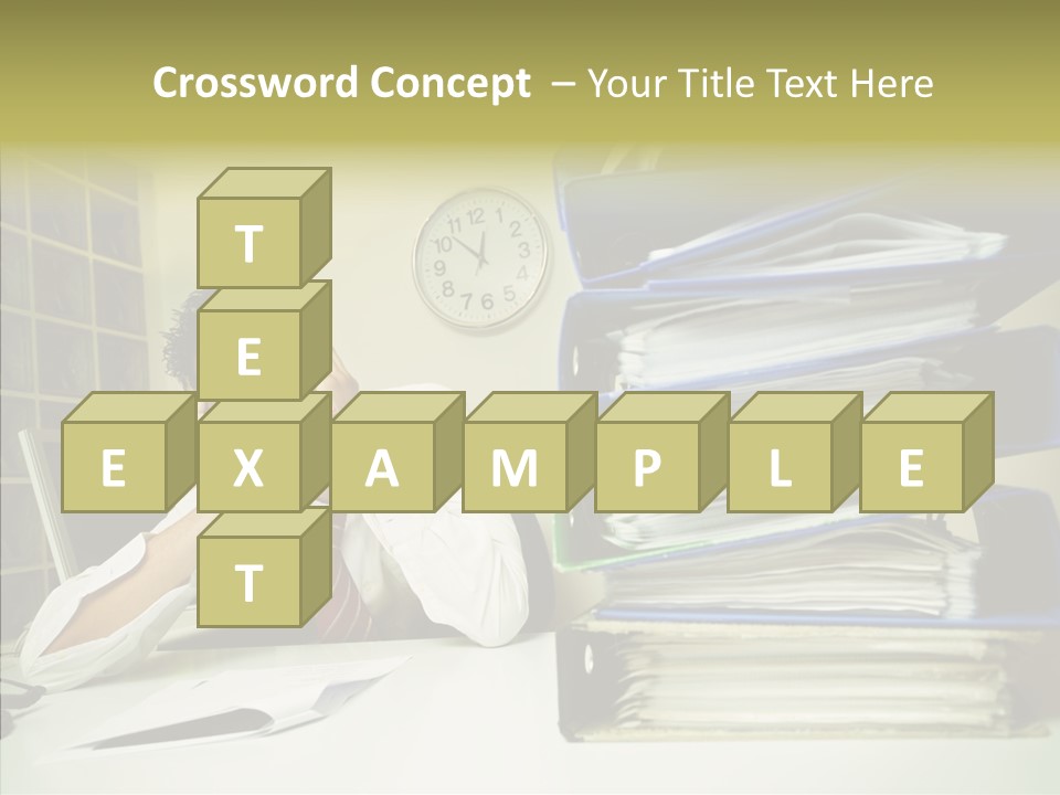 Pain Male Tired PowerPoint Template