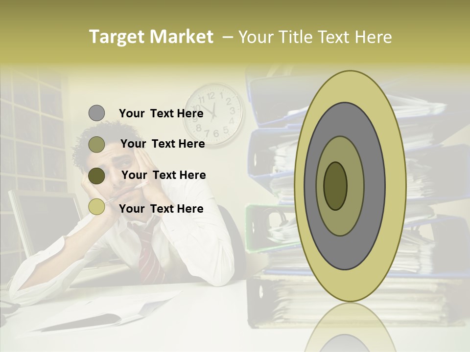 Pain Male Tired PowerPoint Template