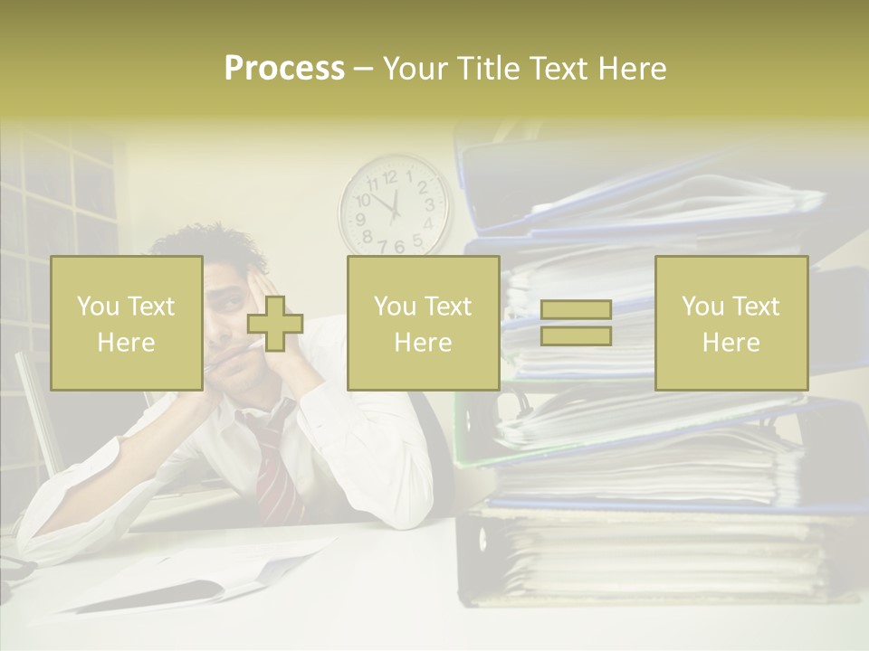 Pain Male Tired PowerPoint Template