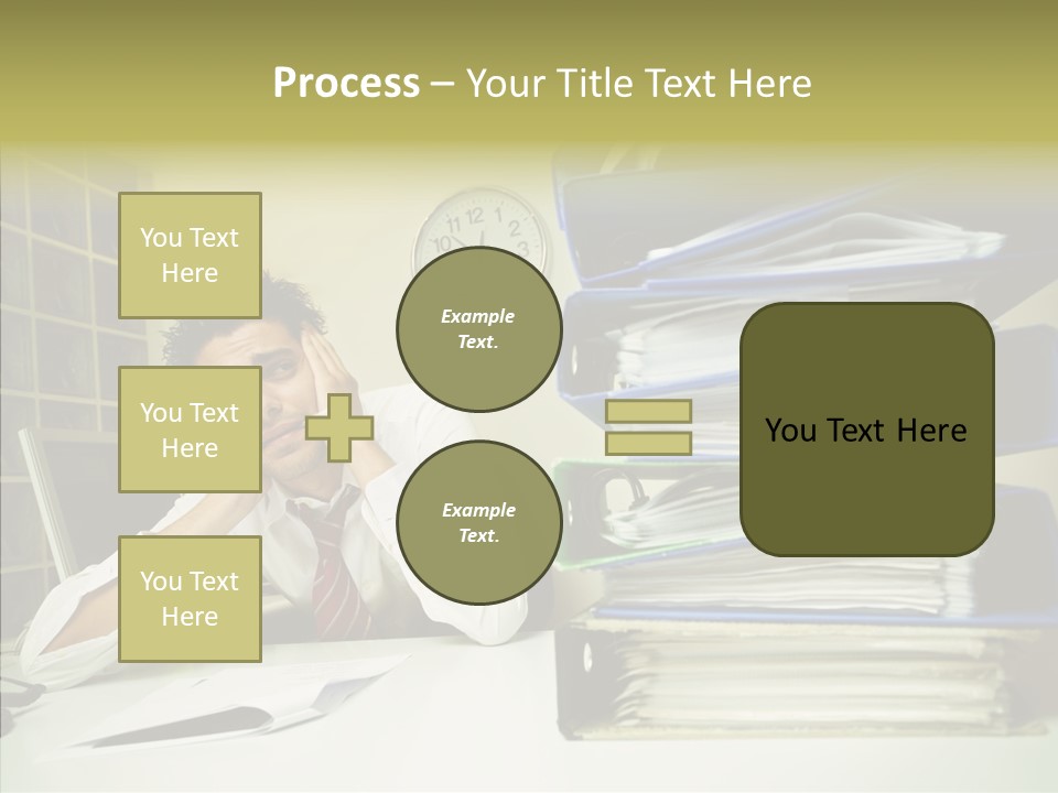 Pain Male Tired PowerPoint Template