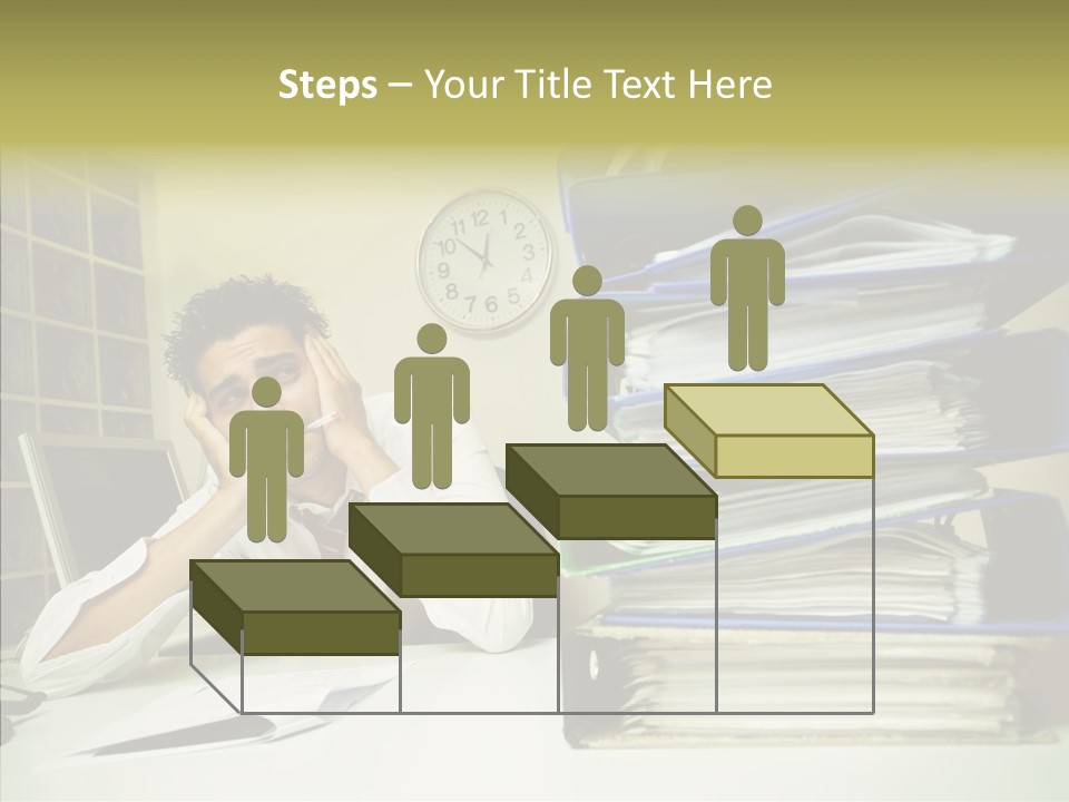 Pain Male Tired PowerPoint Template