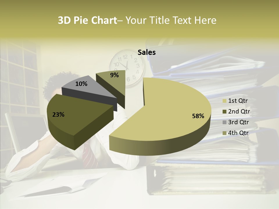 Pain Male Tired PowerPoint Template