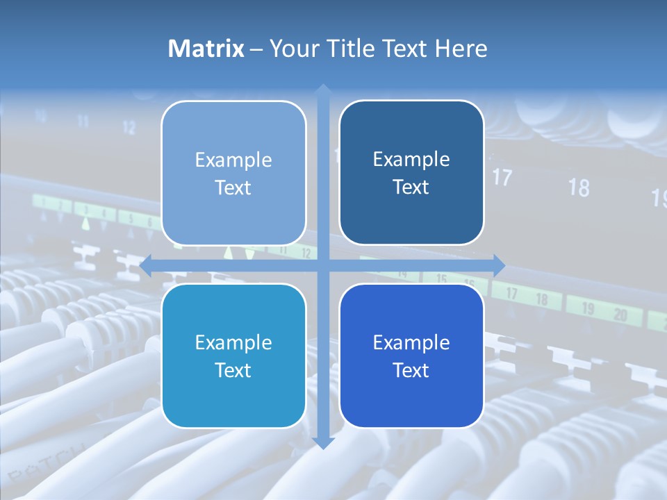 Connectors Network Speed PowerPoint Template