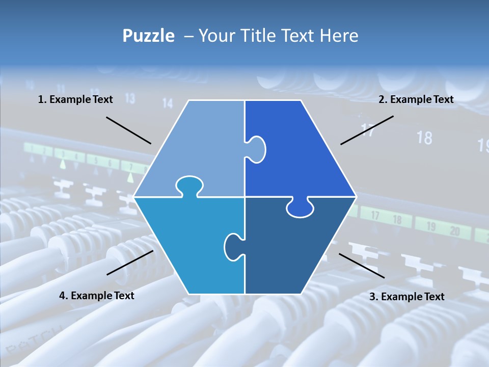 Connectors Network Speed PowerPoint Template