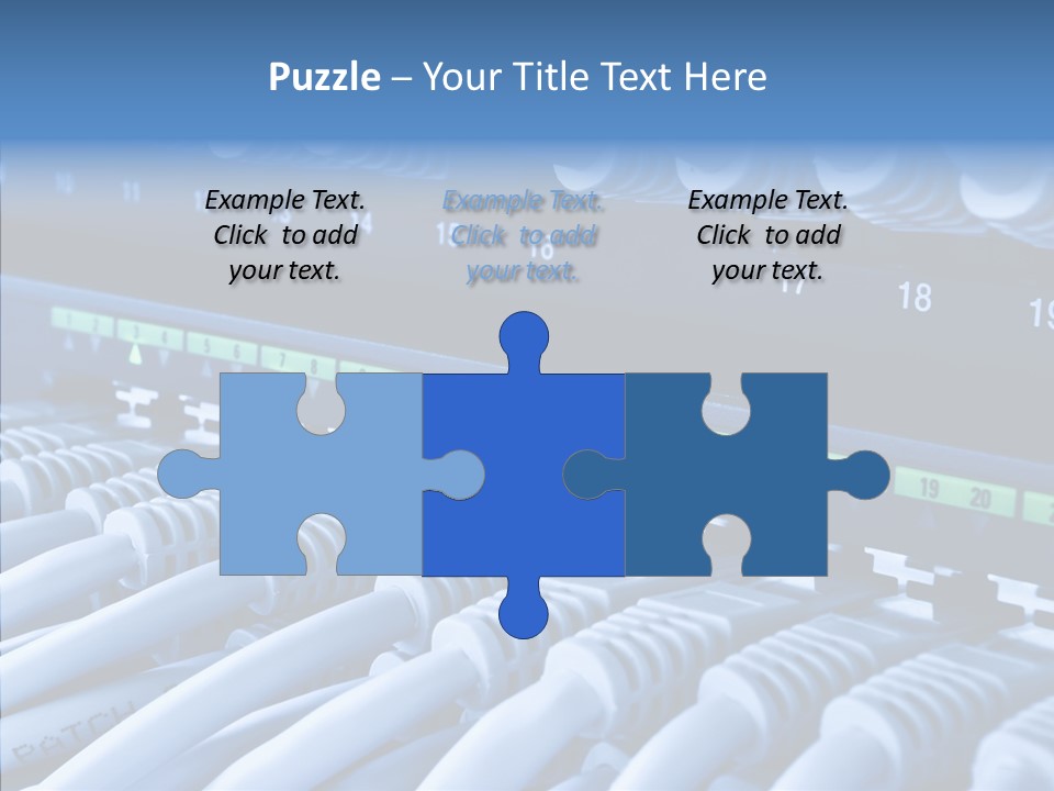 Connectors Network Speed PowerPoint Template