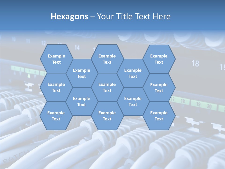 Connectors Network Speed PowerPoint Template