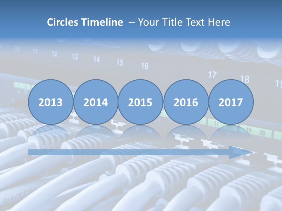 Connectors Network Speed PowerPoint Template