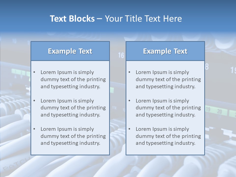 Connectors Network Speed PowerPoint Template