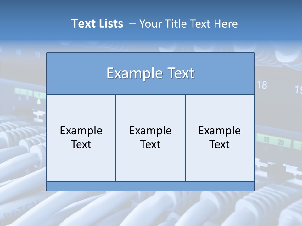 Connectors Network Speed PowerPoint Template