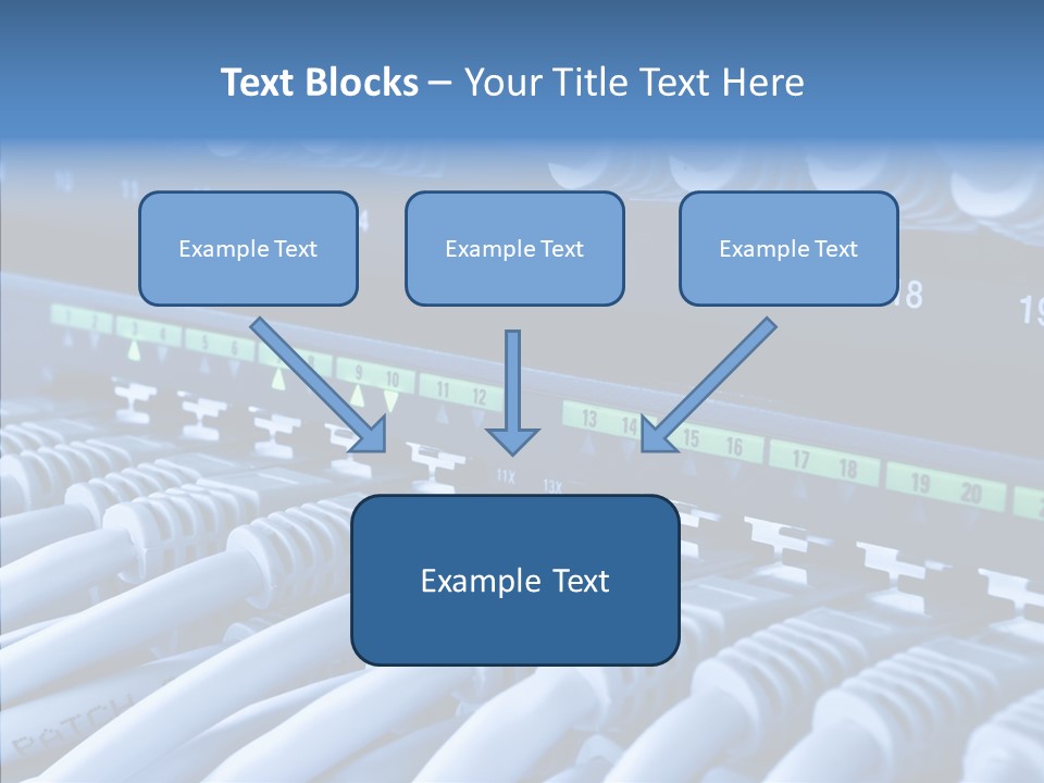 Connectors Network Speed PowerPoint Template