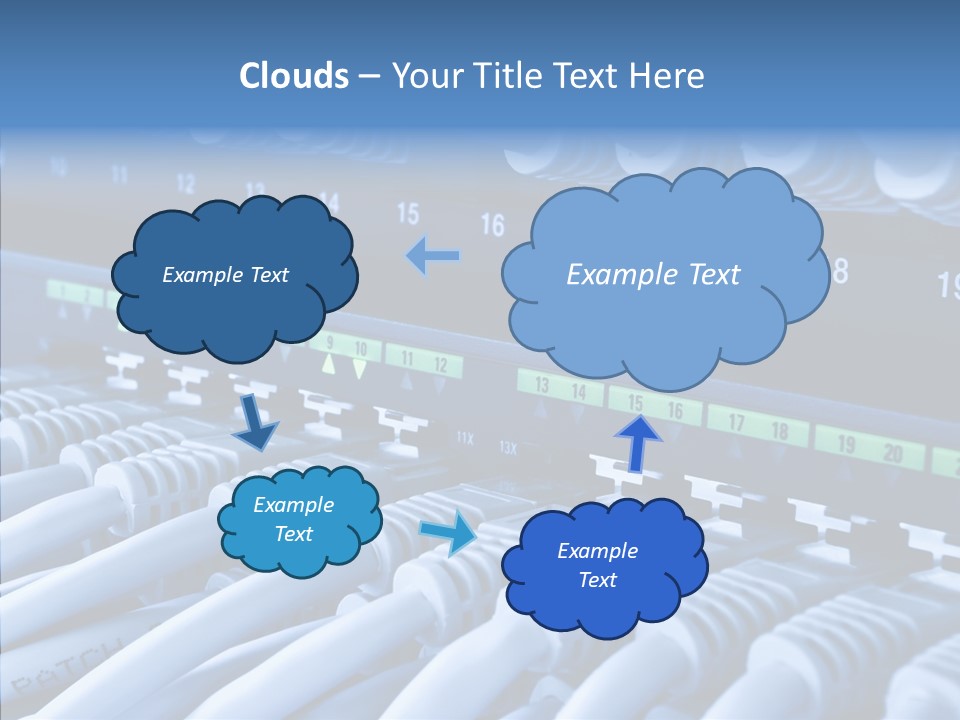 Connectors Network Speed PowerPoint Template