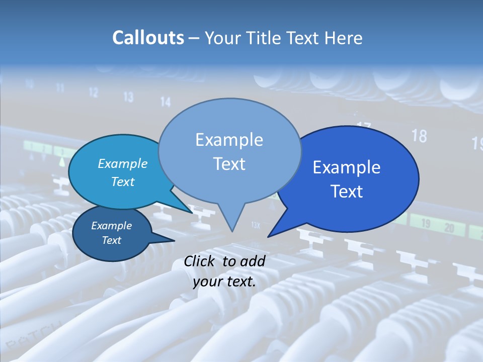 Connectors Network Speed PowerPoint Template