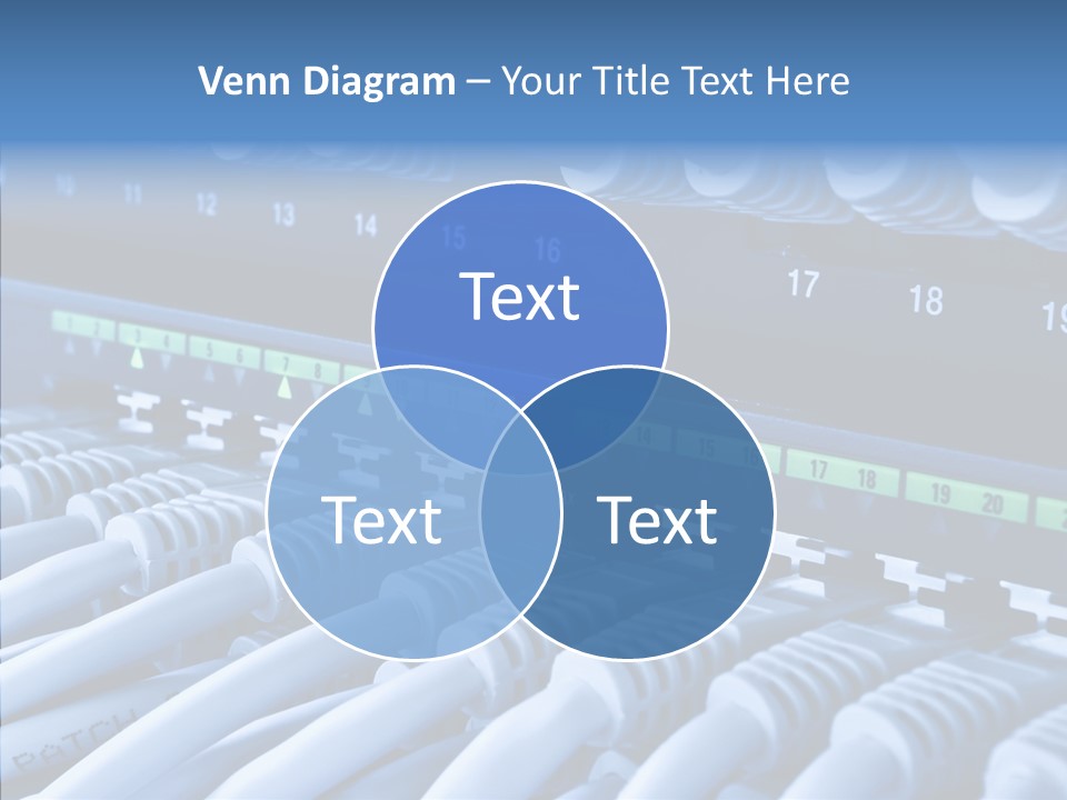 Connectors Network Speed PowerPoint Template