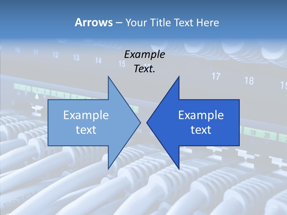 Connectors Network Speed PowerPoint Template
