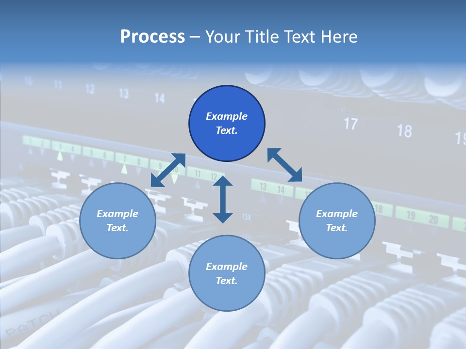 Connectors Network Speed PowerPoint Template