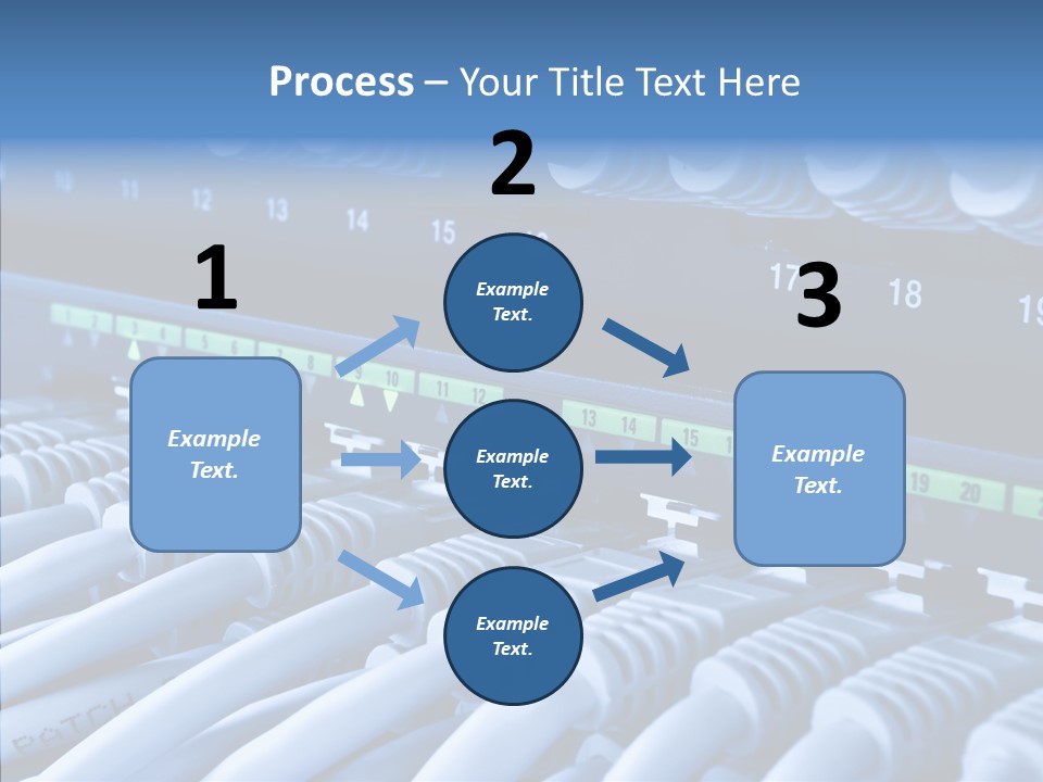 Connectors Network Speed PowerPoint Template