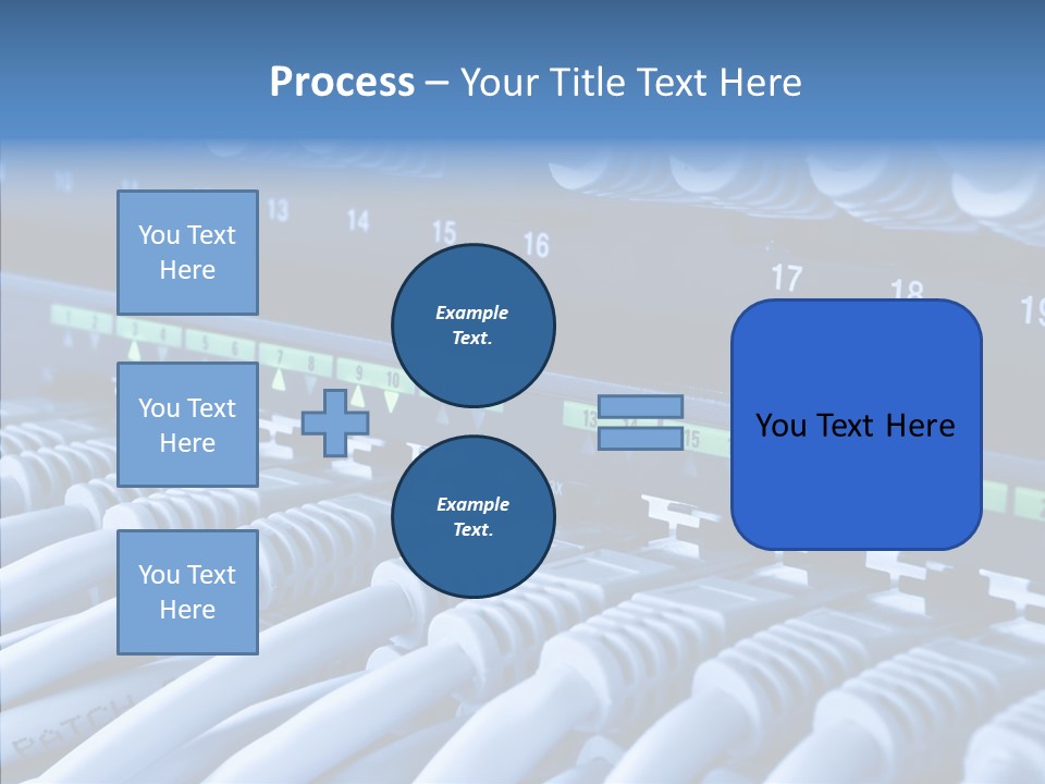 Connectors Network Speed PowerPoint Template