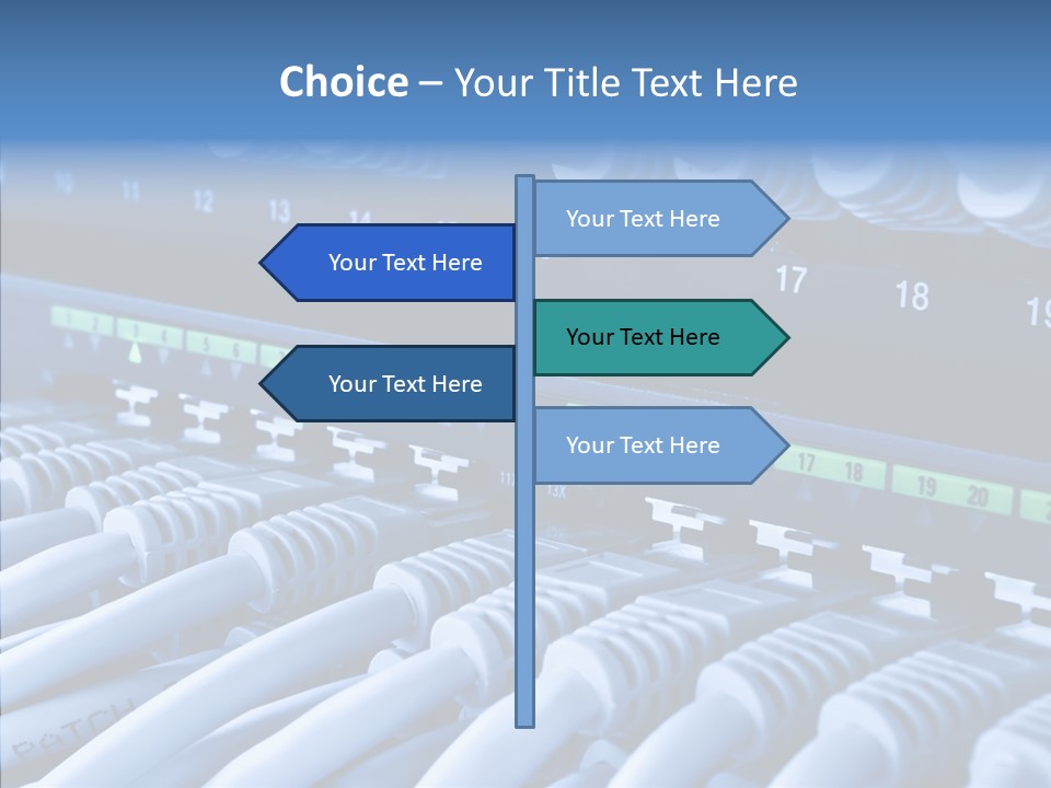 Connectors Network Speed PowerPoint Template