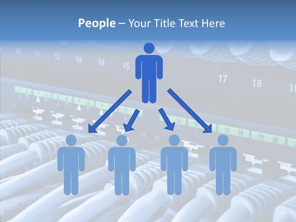 Connectors Network Speed PowerPoint Template