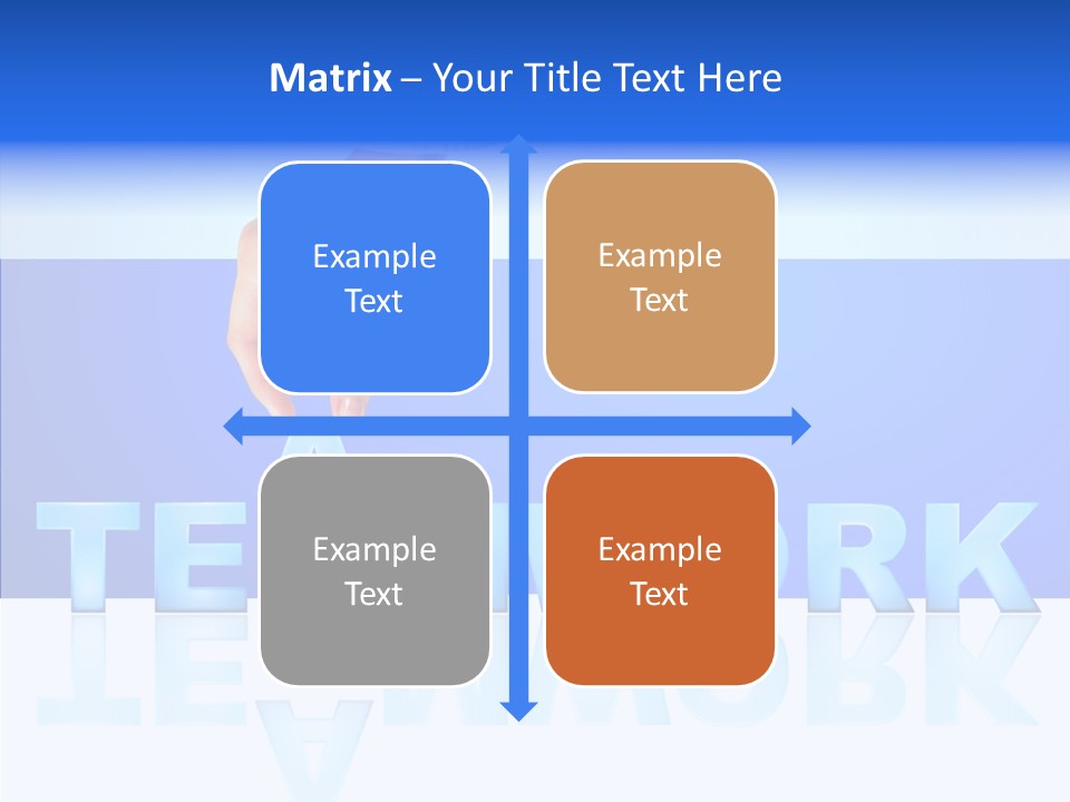 Holding Achievement Positivity PowerPoint Template