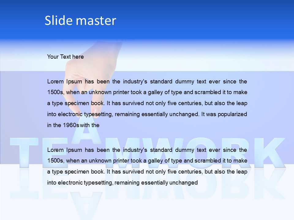 Holding Achievement Positivity PowerPoint Template