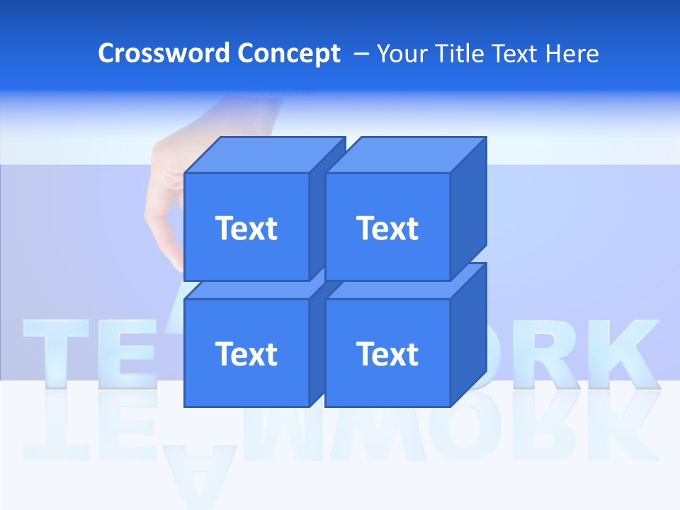 Holding Achievement Positivity PowerPoint Template