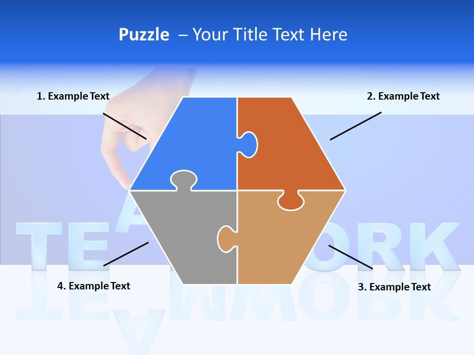 Holding Achievement Positivity PowerPoint Template