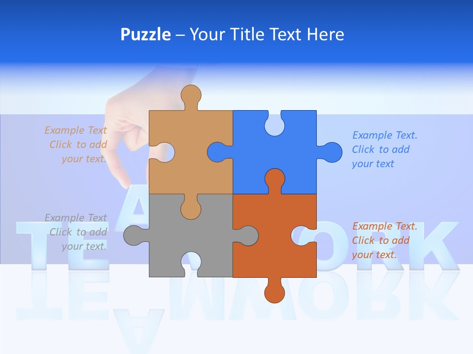 Holding Achievement Positivity PowerPoint Template