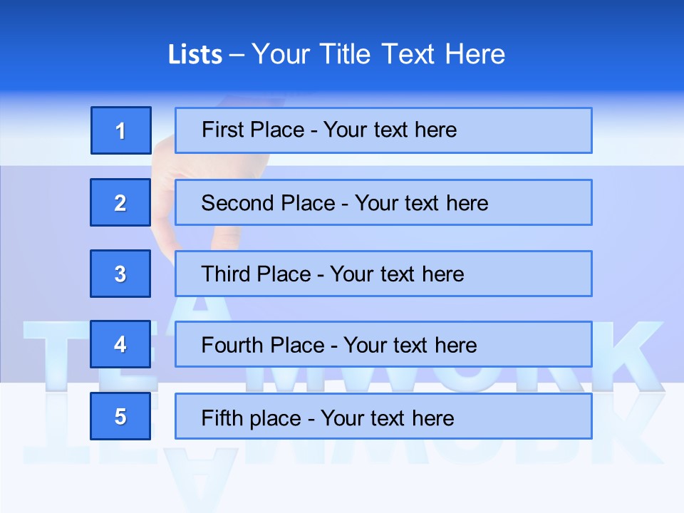 Holding Achievement Positivity PowerPoint Template