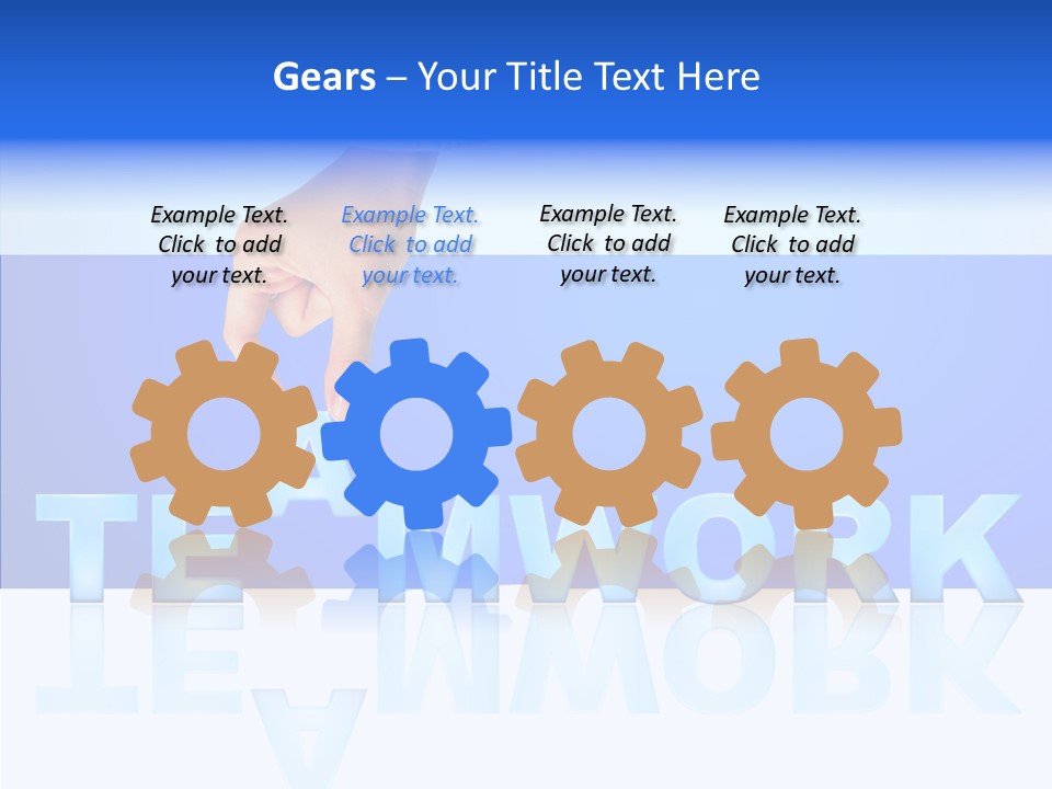 Holding Achievement Positivity PowerPoint Template