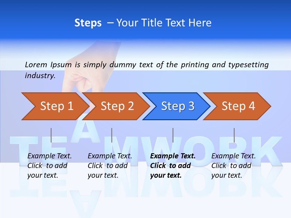 Holding Achievement Positivity PowerPoint Template