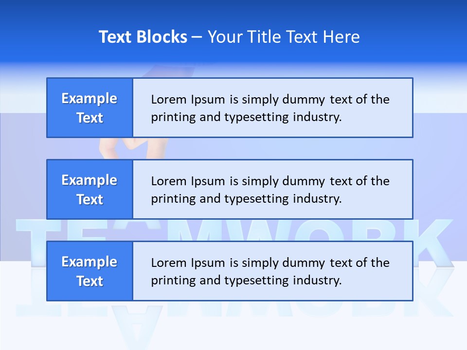 Holding Achievement Positivity PowerPoint Template